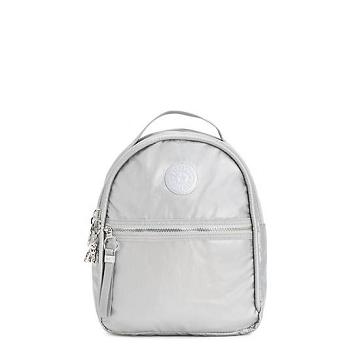 Kipling Kae Metallic Sırt Çantaları Gümüş | TR 1624SG